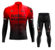 Road Race Pro Team Cycling Long-sleeved Fleece Suit Strava