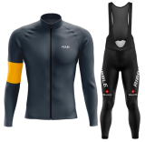 Road Race Pro Team Cycling Long-sleeved Fleece Suit Strava