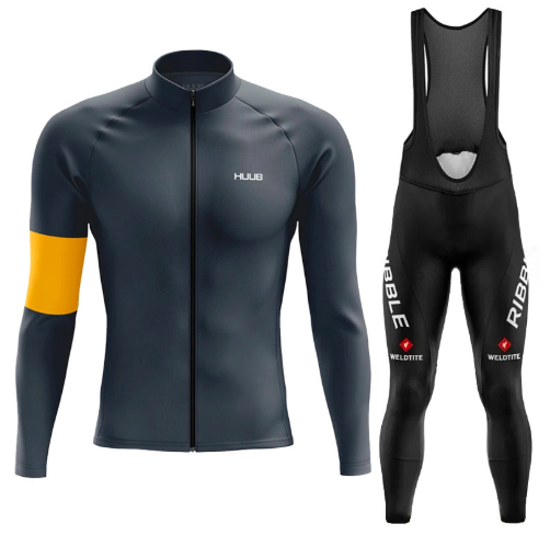 Road Race Pro Team Cycling Long-sleeved Fleece Suit Strava