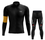 Road Race Pro Team Cycling Long-sleeved Fleece Suit Strava