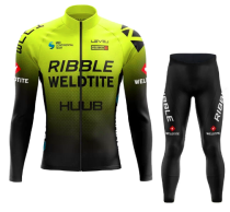 Road Race Pro Team Cycling Long-sleeved Fleece Suit Strava