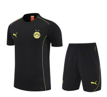 Borussia Dortmund 25/26 Training Shirt and Shorts Set Black
