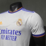Player Version Real Madrid 2021/2022 Home Retro Authentic Jersey
