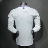Player Version Real Madrid 2021/2022 Home Long Sleeve Retro Authentic Jersey