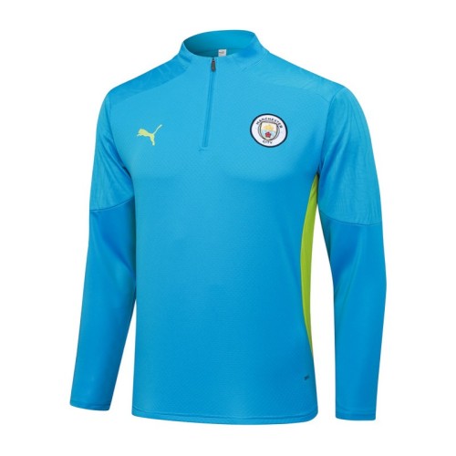Player Version Manchester City 25/26 Half-Zip Training Top and Pants Set B2533