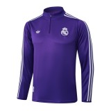 Real Madrid 25/26 Retro Half-Zip Training Top and Pants Set B2515