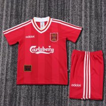 Kids Liverpool 1995/1996 Home Retro Kit