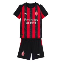 Kids AC Milan 25/26 Home Jersey and Short Kit
