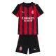 Kids AC Milan 25/26 Home Jersey and Short Kit