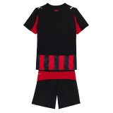 Kids AC Milan 25/26 Home Jersey and Short Kit