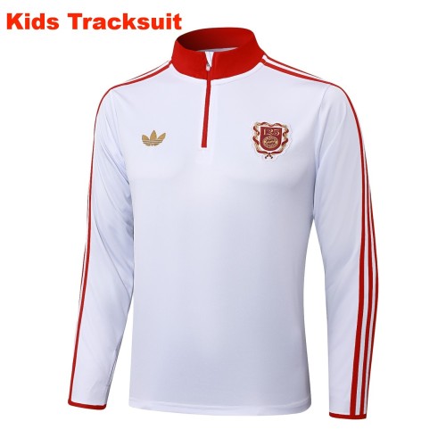 Kids Bayern Munich 25/26 125th Anniversary Half-Zip Training Sweatshirt and Pants Set E2526