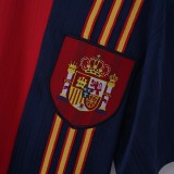Spain 1996 Euro Home Retro Jersey