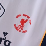 Liverpool 2001 Super Cup Monaco Away Retro Jersey