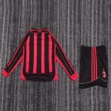 Kids AC Milan 2006/2007 Home Long Sleeve Retro Kit