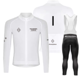 Road Race Pro Team Cycling Long-sleeved Fleece Suit Strava