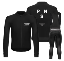 Road Race Pro Team Cycling Long-sleeved Fleece Suit Strava