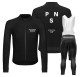 Road Race Pro Team Cycling Long-sleeved Fleece Suit Strava