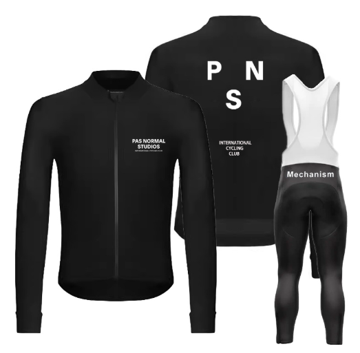 Road Race Pro Team Cycling Long-sleeved Fleece Suit Strava