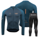 Road Race Pro Team Cycling Long-sleeved Fleece Suit Strava