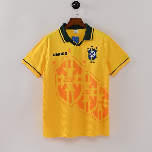 Brazil 1994 World Cup Home Retro Jersey