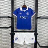 Kids Rangers 25/26 Home Jersey and Short Kit