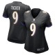 Women's Baltimore Ravens Justin Tucker Black Game Jersey