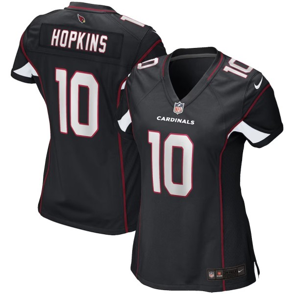 Women's Arizona Cardinals DeAndre Hopkins Black Game Jersey