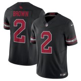 Men's Arizona Cardinals Marquise Brown Black Vapor Game Jersey