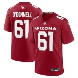 Men's Arizona Cardinals Carter O'Donnell Cardinal Team Game Jersey