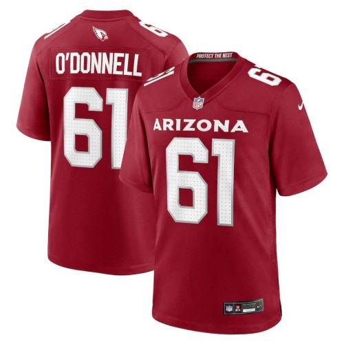 Men's Arizona Cardinals Carter O'Donnell Cardinal Team Game Jersey