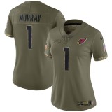 Women's Arizona Cardinals Kyler Murray Olive Salute To Service Game Jersey