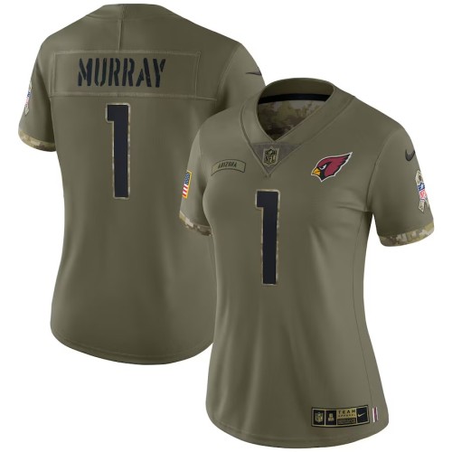 Women's Arizona Cardinals Kyler Murray Olive Salute To Service Game Jersey