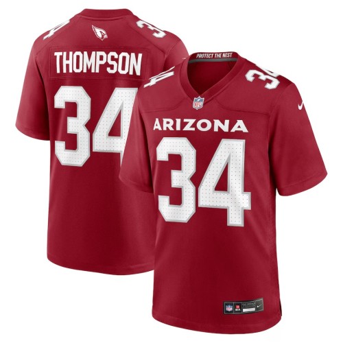 Men's Arizona Cardinals Jalen Thompson Cardinal Team Game Jersey