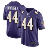 Men's Baltimore Ravens Marlon Humphrey Purple Game Team Jersey