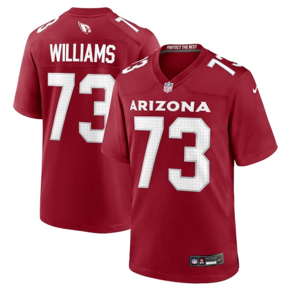 Men's Arizona Cardinals Jonah Williams Cardinal Team Game Jersey