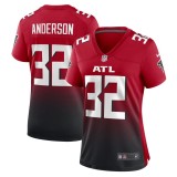 Women's Atlanta Falcons Jamal Anderson Red Retired Game Jersey