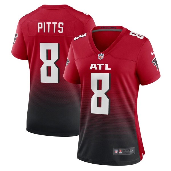 Women's Atlanta Falcons Kyle Pitts Red Alternate Game Jersey