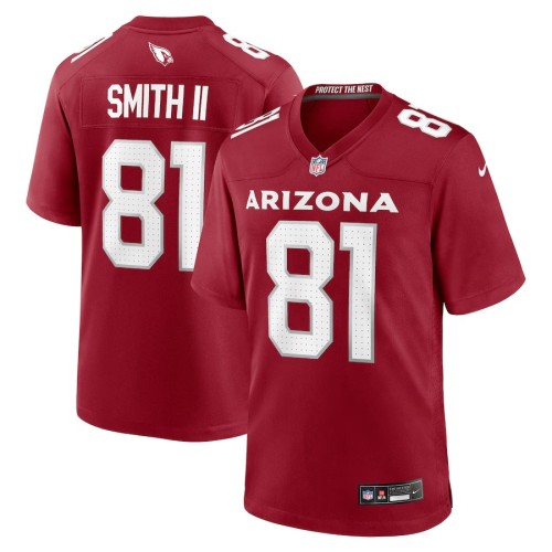 Men's Arizona Cardinals Jeff Smith II Cardinal Game Jersey