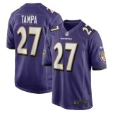 Men's Baltimore Ravens T.J. Tampa Purple Team Game Jersey