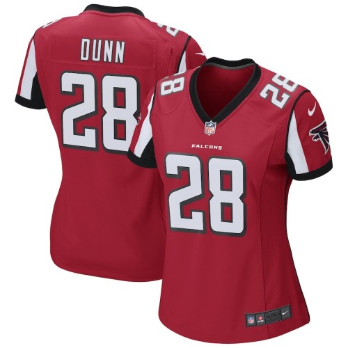Women's Atlanta Falcons Warrick Dunn Red Retired Player Game Jersey