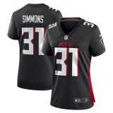 Women's Atlanta Falcons Justin Simmons Black Game Jersey