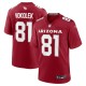 Men's Arizona Cardinals Travis Vokolek Cardinal Team Game Jersey