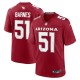 Men's Arizona Cardinals Krys Barnes Cardinal Team Game Jersey