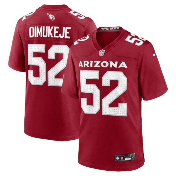 Men's Arizona Cardinals Victor Dimukeje Cardinal Team Game Jersey
