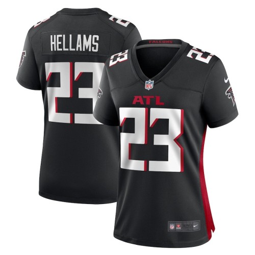 Women's Atlanta Falcons DeMarcco Hellams Black Game Jersey