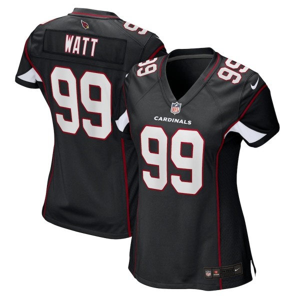 Women's Arizona Cardinals J.J. Watt Black Alternate Game Jersey