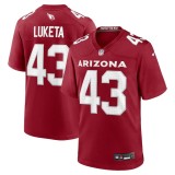 Men's Arizona Cardinals Jesse Luketa Cardinal Team Game Jersey