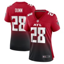 Women's Atlanta Falcons Warrick Dunn Red Retired Game Jersey