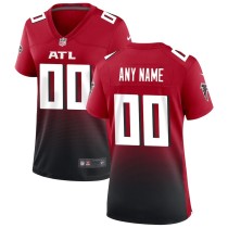 Women's Atlanta Falcons Red Alternate Custom Game Jersey