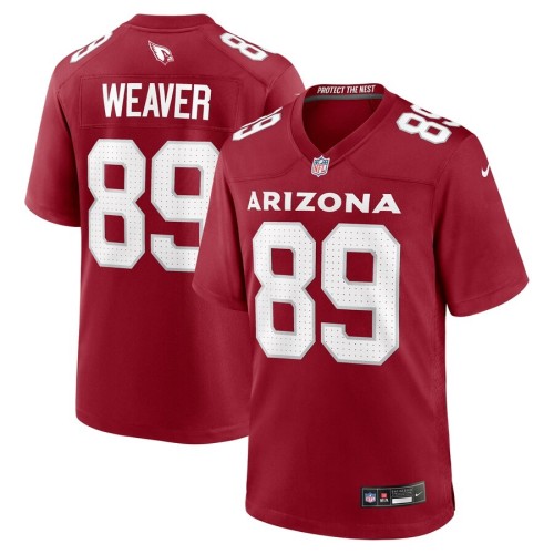 Men's Arizona Cardinals Xavier Weaver Cardinal Team Game Jersey